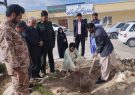 کاشت نهال به مناسبت روز درختکاری در شهرستان تفتان